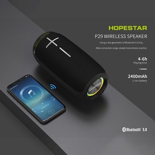 Loa bluetooth thể thao HOPESTAR P29 Led RGB chống nước IPX6 - hỗ trợ AUX/ TF/ USB/ TWS
