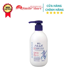 Sữa dưỡng thể chống nắng, trắng da Hatomugi hạt ý dĩ Naturie Nhật Bản