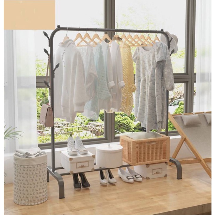 Kệ Treo Quần Áo 4 Tầng 3 Ngăn Cao Cấp
