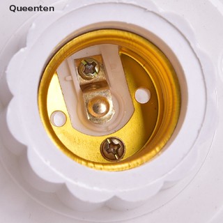 Queenten E27 Giá đỡ bóng đèn LED Ổ cắm tròn E27 Đế đèn Ổ cắm vít QT