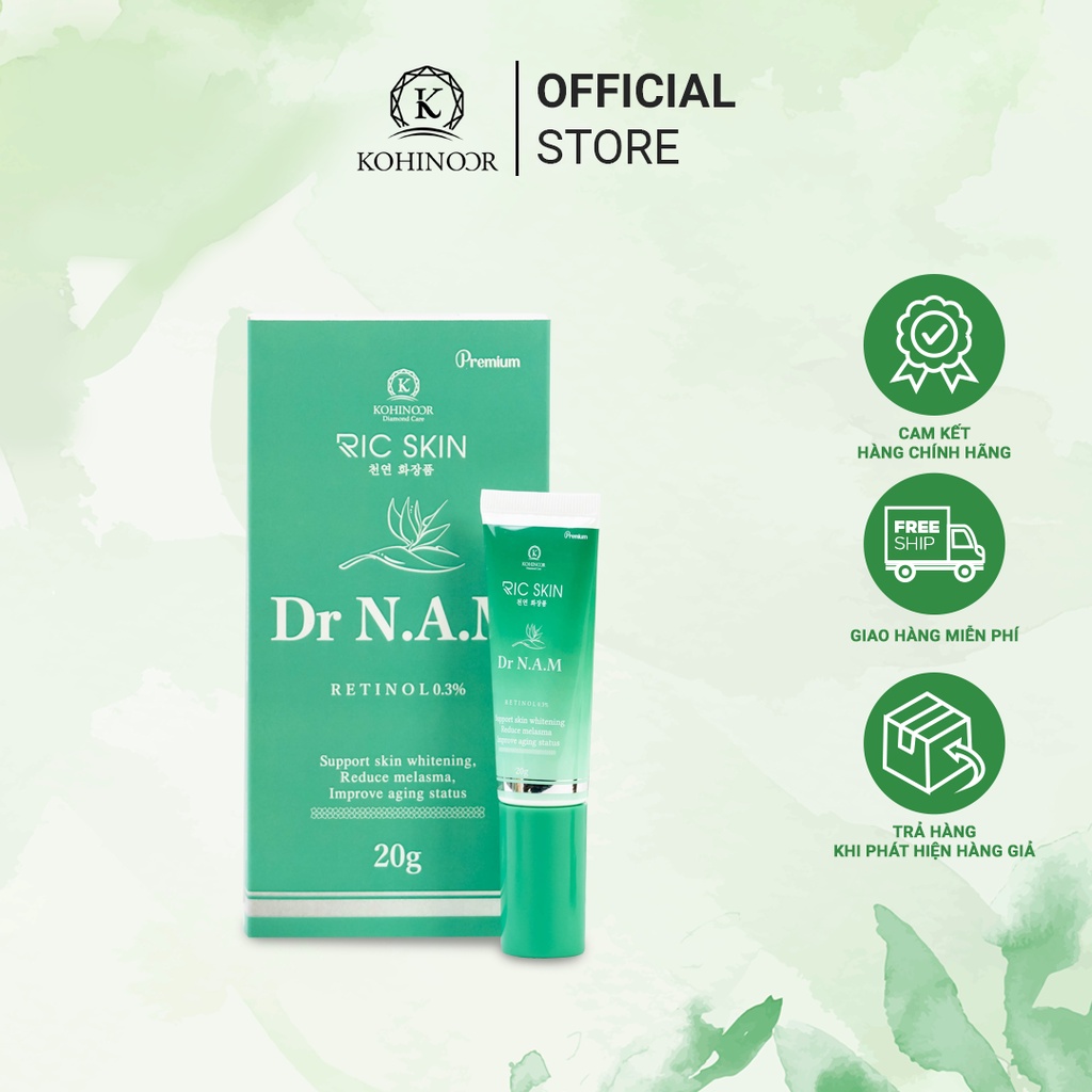Ảnh Kem giảm thâm nám Ric Skin Dr. N.A.M Korhinoor 20g 1