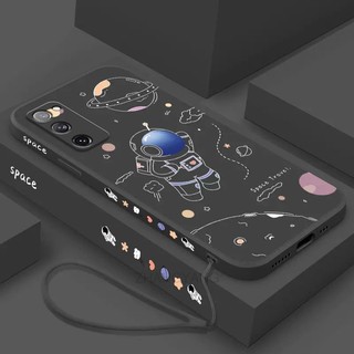 ốp lưng Samsung s20 fe s20 plus s20 ultra s20 Ốp Điện Thoại Silicone TPU In Hình Phi Hành Gia Kèm Dây Đeo Cho Samsung s20 fe s20 plus s20 ultra s20