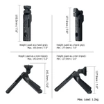 JJC Tay Cầm Chân Máy Mini GP-VPT2BT Tripod Với Điều Khiển Từ Xa Không Dây Bluetooth Cho Máy Ảnh Sony ZV-1 II ZV-1F ZV-E1 ZV-E10 II a7C II a7R V a7 V IV a7S III a9 II a1 II RX100 VII a6700 a6600 a6400 a6100 A7M5 A7CII A7CR A7R5 A7R4 A7M4 A7S3 A7R3 RX100M7 — ảnh 8