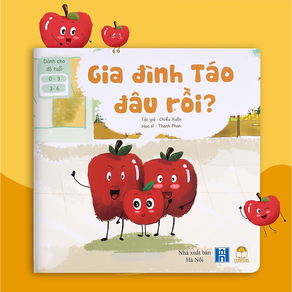 Ảnh Bộ Sách Chu Du Cùng Những Người Bạn - Bơ Bụ Bẫm, Táo Tươi Tắn, Dâu Dịu Dàng - Cho Trẻ 0-3 4-6 Tuổi 3