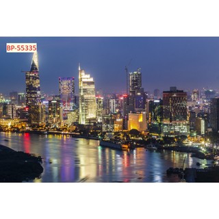 Tranh 3D Cảnh Đẹp Thành Phố Châu Âu Tranh 3D