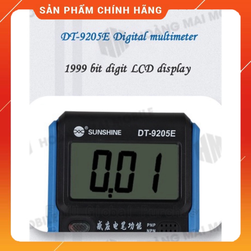 Đồng hồ vạn năng SUNSHINE DT-9205E cầm tay đa năng