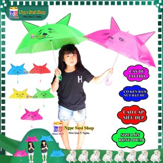 CÂY DÙ TAI THỎ HÌNH THÚ CHO BÉ SIÊU DỄ THƯƠNG DÙNG ĐỂ CHE NẮNG MƯA - CÂY DÙ CHO BÉ