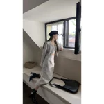 [Sẵn] Set Dạ Tweed Sang Chảnh Áo Khoác Vest Croptop Nữ Ngắn, Chân Váy Dài Chữ A Cạp Cao Kiểu Hàn Quốc Thu Đông SD098 — ảnh 3