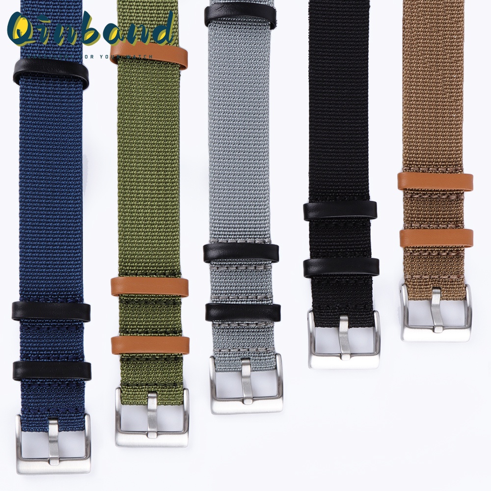 Dây Đeo Đồng Hồ Bằng Nylon Bện 20mm 22mm DW Samsung Huawei Cho Nam Nữ