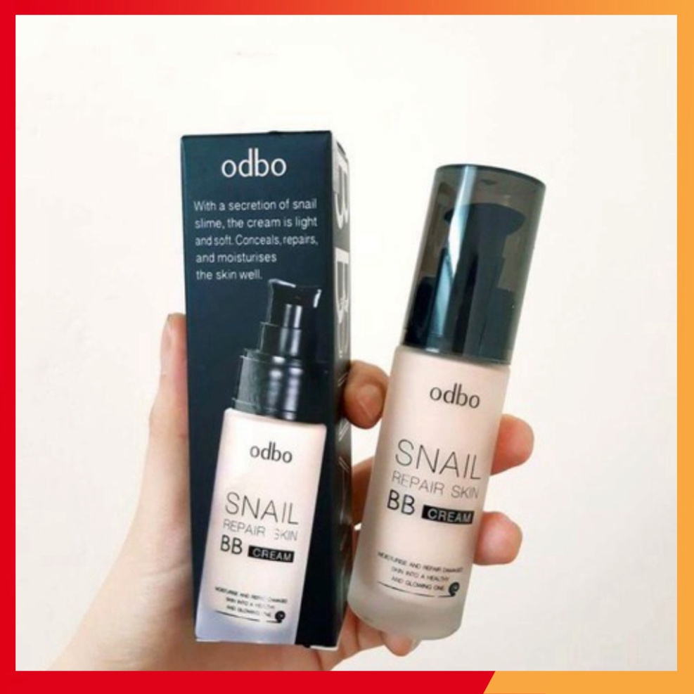 (Chính Hãng) Kem Nền Che Khuyết Điểm Chống Lão Hóa Odbo Snail BB Cream Thái - 1 Chai