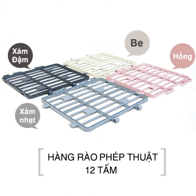 PURMI - Hàng rào phép thuật 12 TẤM