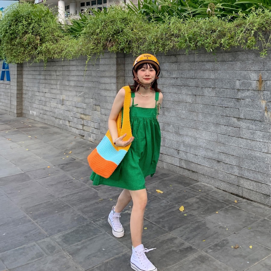 Đầm hai dây nữ ngắn Gem Boutique cột dây xinh xắn - Mizu Dress