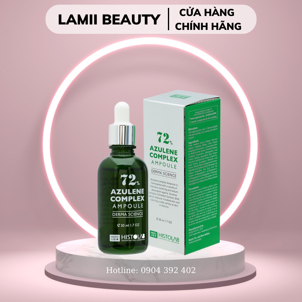 Tinh chất Histolab Azulene Complex Ampoule 72 Serum LAMII BEAUTY