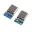 Shas 2x Mini USB Type-C Hàn Cổng Nữ 16 Pin Cổng Sạc Thay Thế Sửa Chữa USB