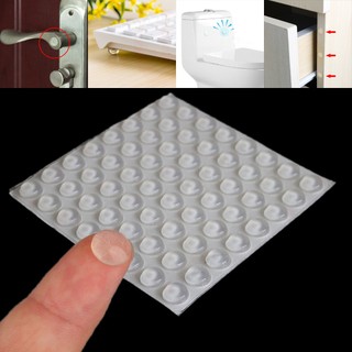 Set 50 Miếng Đệm Cao Su Silicon Trong Suốt Dán Đồ Nội Thất Chống Sốc Chống Trượt