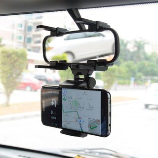 Giá Đỡ Điện Thoại Trên Ô Tô, Kẹp Điện Thoại Ô Tô Kẹp Gương Chiếu Hậu Chắc Chắn VERSION 4