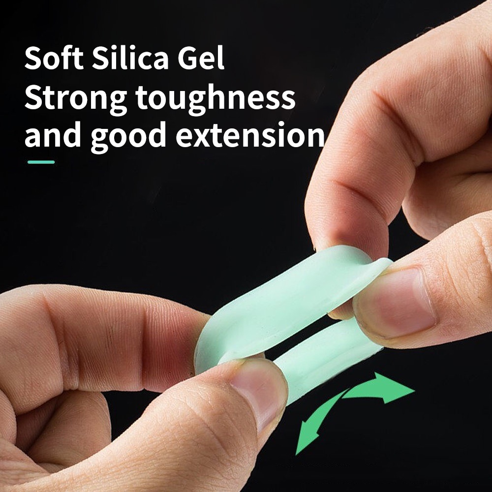 Vòng Nhẫn Chặn Cần Câu Cá Hình Chữ O Bằng Silicone Phát Quang Chống Trượt