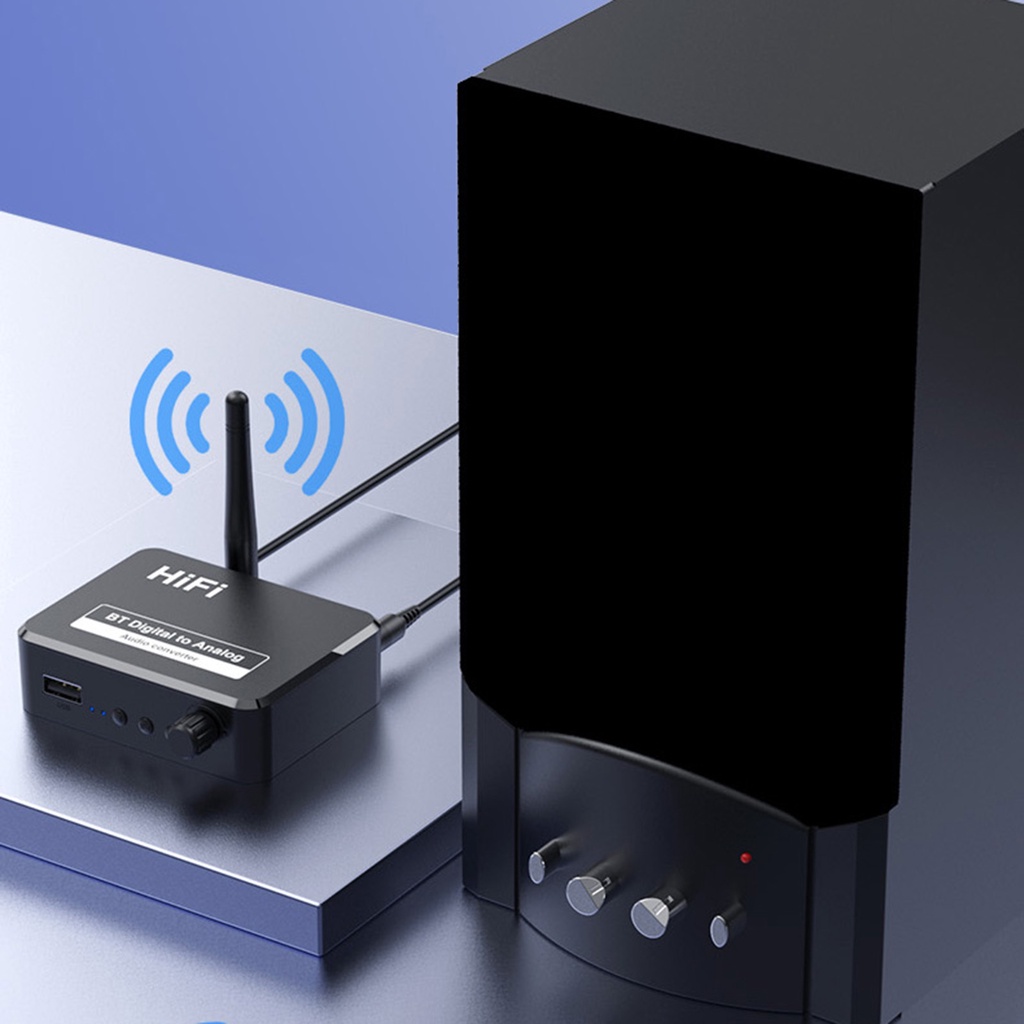 [Koolsoo2] Đầu vào Bluetooth 5.1 AUX / Quang học / Đồng trục cho âm thanh nổi gia đình