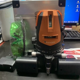 Máy bắn cốt (máy cân mực) lazer 5 tia xanh hàng xịn Ranger kèm chân 1,2m