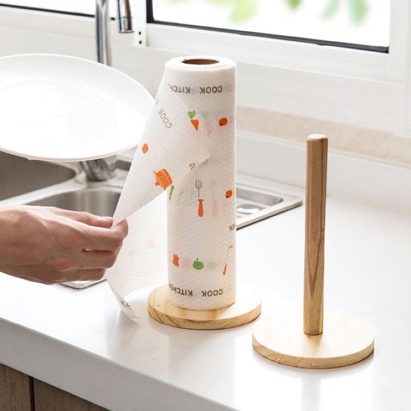 Cuộn giấy lau nhà bếp đa năng có thể tái sử dụng nhiều lần - Tiện dụng, tiết kiệm #FREESHIP
