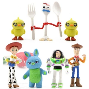 7 Chiếc Câu Chuyện Đồ Chơi 4 Woody Lightyear Alien Forky Buzz Bunny Hình Bánh Topper Đồ Chơi Trẻ Em Bé Quạt Sinh Nhật