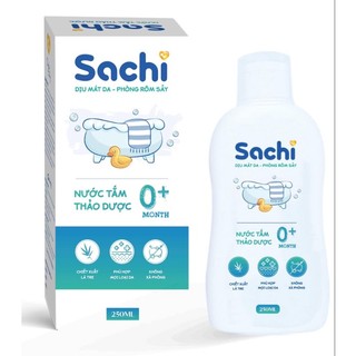 Nước tắm thảo dược SACHI 250ml – Phòng ngừa ho cảm cho bé