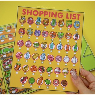 Đồ chơi Siêu thị búp bê giấy - Grocery shop