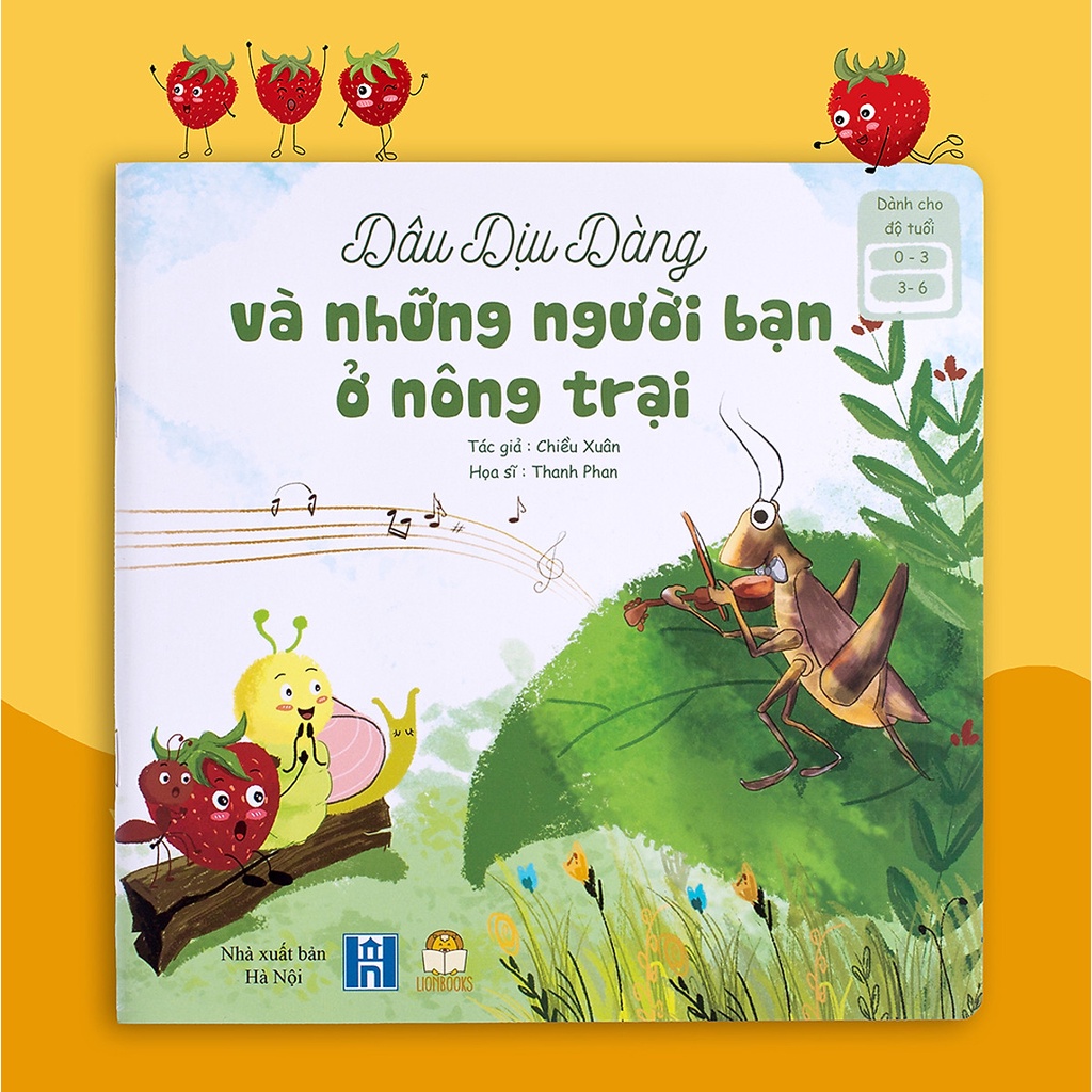 Ảnh Bộ Sách Chu Du Cùng Những Người Bạn - Bơ Bụ Bẫm, Táo Tươi Tắn, Dâu Dịu Dàng - Cho Trẻ 0-3 4-6 Tuổi 4