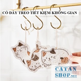 Mút rửa chén bọt biển hoạt hình dang nén , miếng lau chùi đa năng siêu tiện dụng GD631-MutRC-Nen