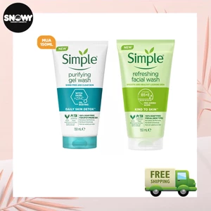 Sữa Rửa Mặt dạng gel Simple Kind To Skin Refreshing Facial Wash Gel