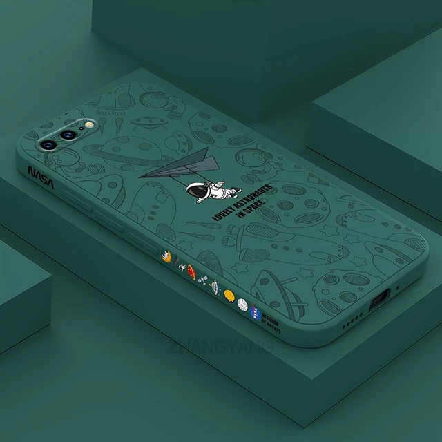 ốp lưng iPhone 7 plus 8 plus iPhone 7 8 iPhone 6 6s iPhone 6 plus 6s plus Ốp Điện Thoại Silicone TPU Mềm Họa Tiết Phi Hành Gia Có Dây Đeo Cho iPhone 7 plus 8 plus iPhone 7 8 iPhone 6 6s iPhone 6 plus 