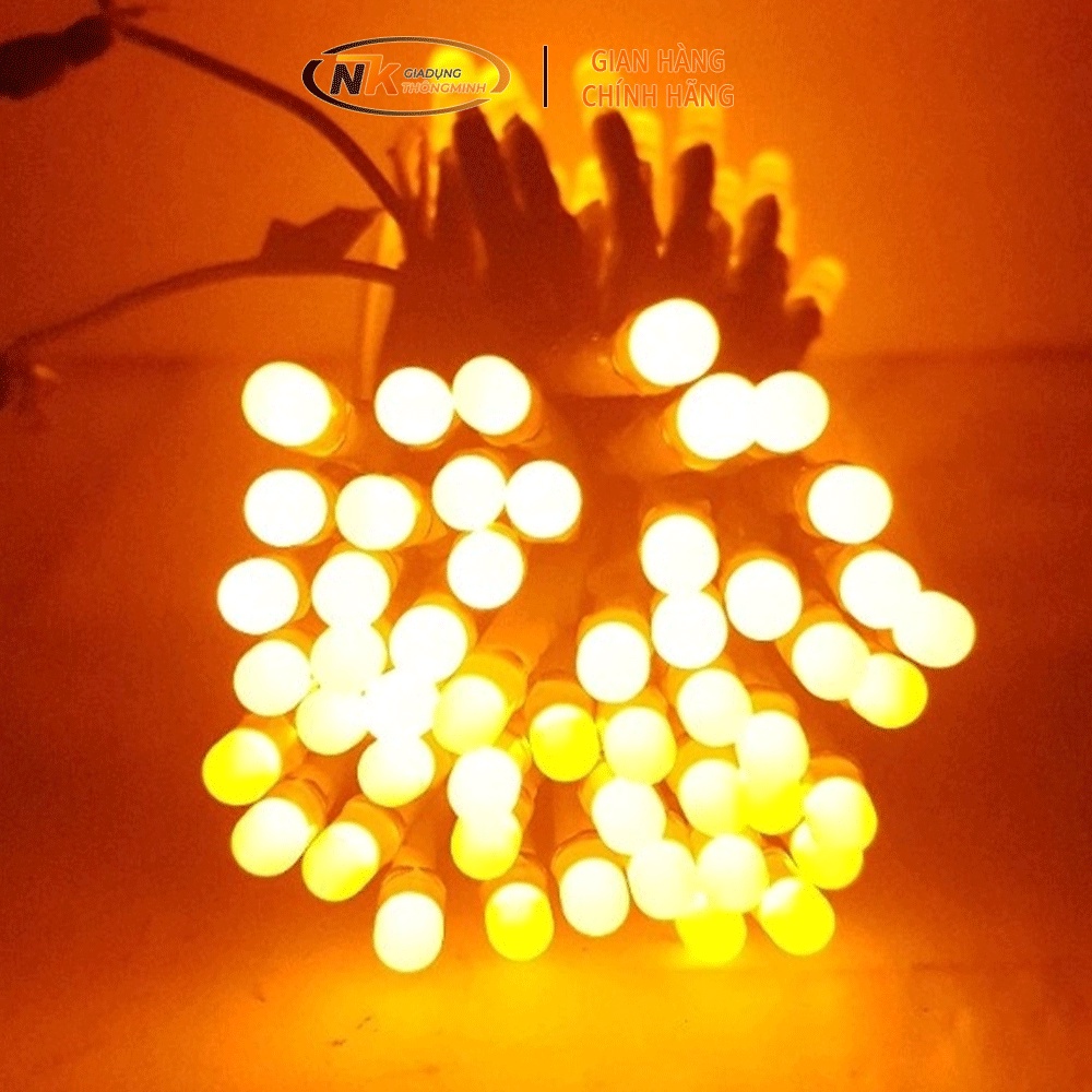 Led ruồi 5mm điện 5V dây đồng - Led liền dây đủ màu chuyên biển quảng ...