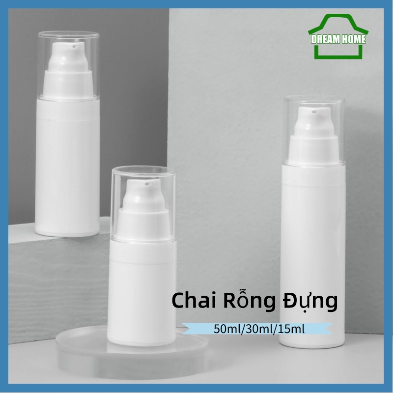 Chai Rỗng Đựng Kem Dưỡng Da 50ml / 30ml / 15ml Tiện Đựng Gel Rửa Tay ...