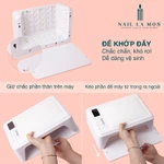 Máy hơ gel SNRQI T8 chính hãng 72W 60 bóng LED/UV - Máy hơ móng làm nail khoang rộng, có đệm kê tay (Bảo hành 3 tháng) — ảnh 7