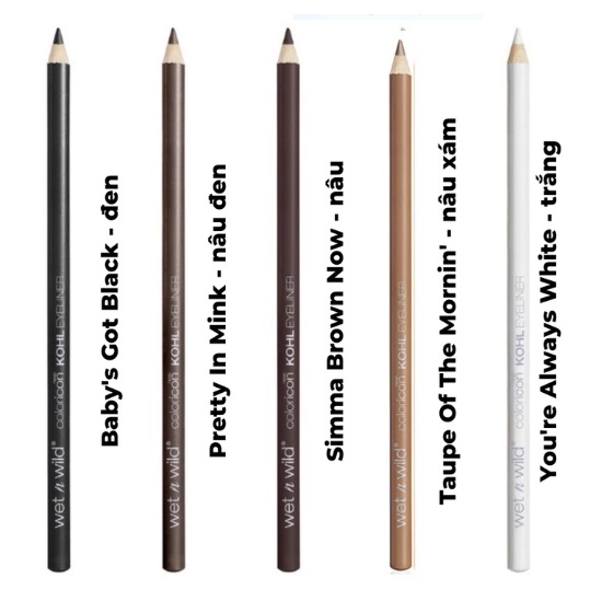 Chì kẻ mắt Wet n wild Color Icon Kohl Eyeliner Shopee Việt Nam