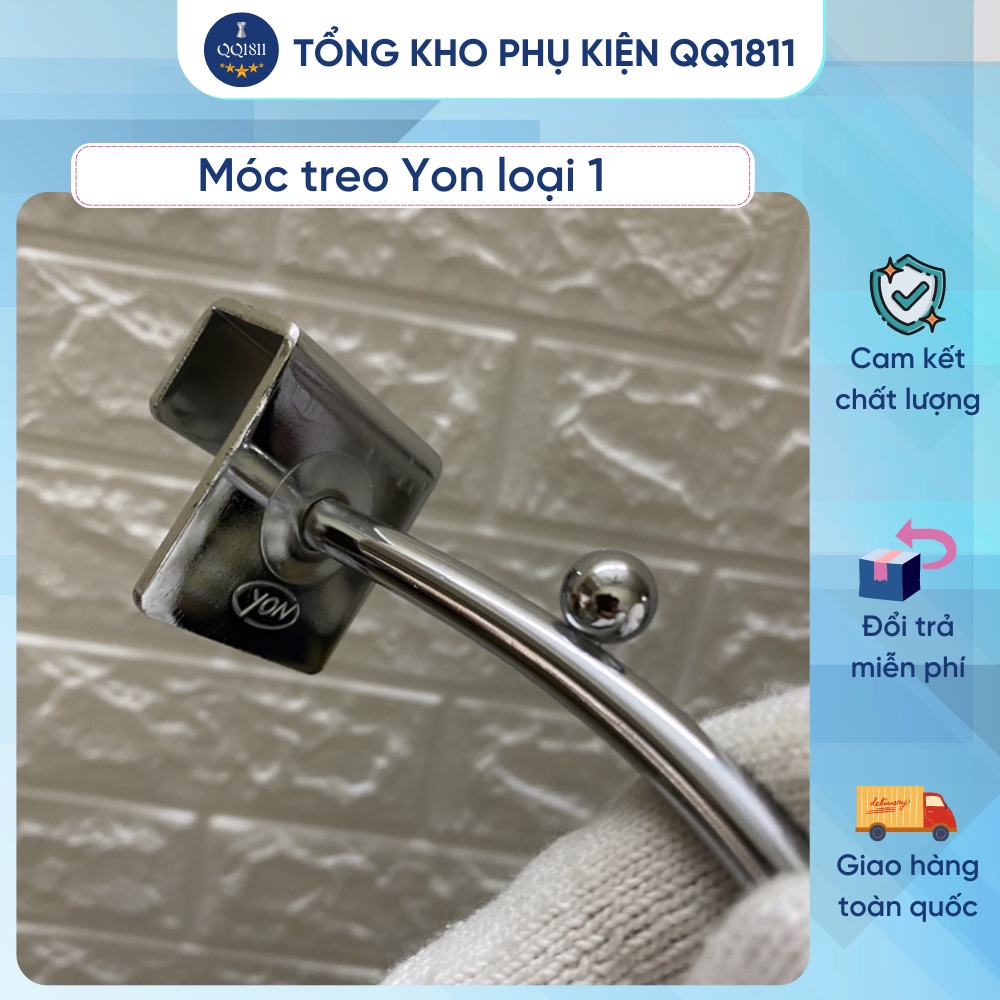 Tay bi treo quần áo LOẠI TO ⚡ TOP BÁN CHẠY ⚡ Móc treo thanh inox, bi ...