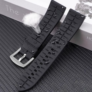 Dây Đeo Đồng Hồ Bằng Cao Su Silicon Mềm 20mm 22mm 24mm Tháo Gỡ Nhanh Thông Dụng Cho Nam Và Nữ