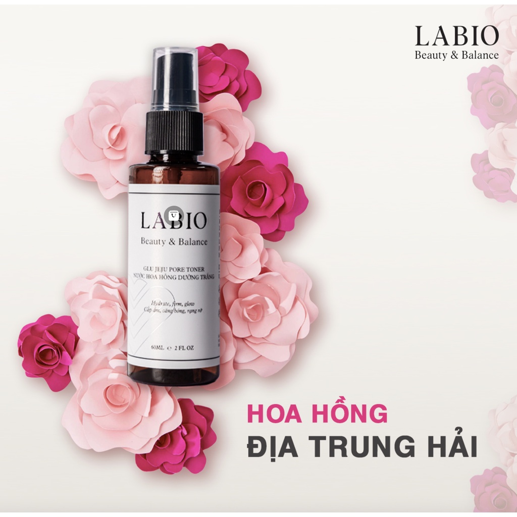 Ảnh Toner LABIO Tinh Chất Hoa Hồng Địa Trung Hải 60ml 2