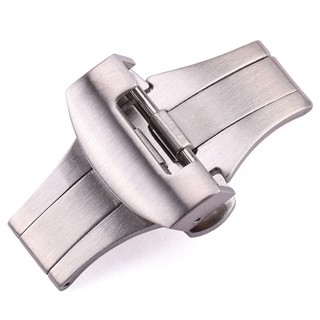 22mm 24mm Phụ kiện đồng hồ Thép không gỉ Khóa chốt ép đôi Khóa bướm Phù hợp cho dây đeo Panerai Khóa gấp