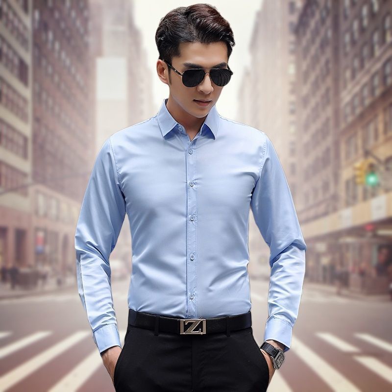 Mới Áo Sơ Mi Dài Tay Công Sở Cho Nam