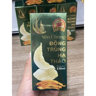 Yến Chưng Đông Trùng Hạ thảo Nguyên Chất Lọ 150ml
