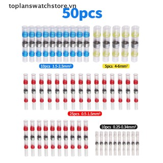 Set 50 Ống Co Nhiệt Chống Thấm Nước Bảo Vệ Đầu Nối Dây Điện