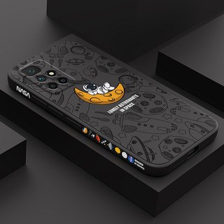 ốp lưng Redmi 10 Redmi 10 prime Ốp Điện Thoại Silicone TPU Mềm Họa Tiết Phi Hành Gia Có Dây Đeo Cho Redmi 10 Redmi 10 prime