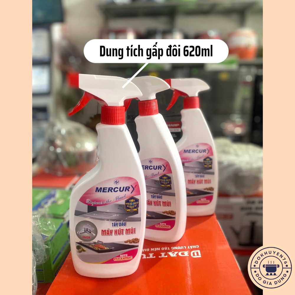 Tẩy cặn canxi, Nước tẩy cặn siêu mạnh an toàn môi trường Mercury