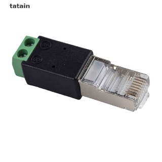 [TAT] Bộ chuyển đổi RJ45 sang RS485 Bộ chuyển đổi đầu cuối RJ45 RJ45 sang RS485 Bộ chuyển đổi pha lê sang đầu cuối CVX