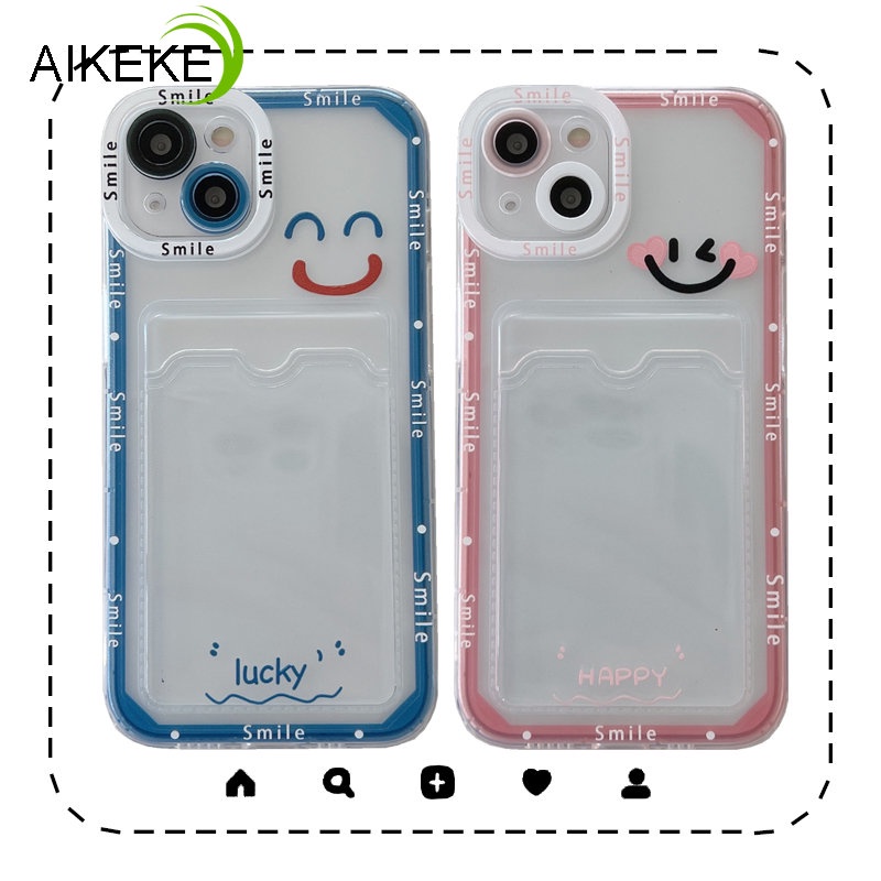 Thẻ Ốp Điện Thoại tpu Mềm Trong Suốt Có Ngăn Đựng Thẻ Cho iphone 15 14 plus iphone 15 14 13 pro max 15pro 14pro 13pro