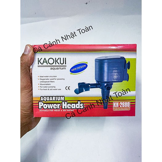 MÁY BƠM NƯỚC BỂ CÁ KAOKUI 2680 (40W-2800L/H-1.8M)