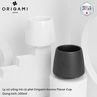 [ORIGAMI JAPAN] Volcano Ly sứ uống trà cà phê Origami Aroma Flavor Cup 200ml