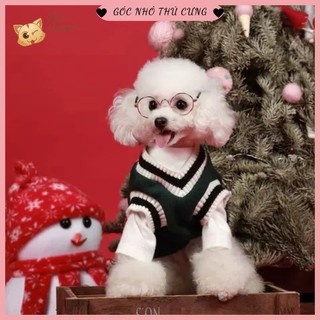 [CÓ SIZE LỚN] Áo gile phong cách cho thú cưng - Áo len cho chó mèo