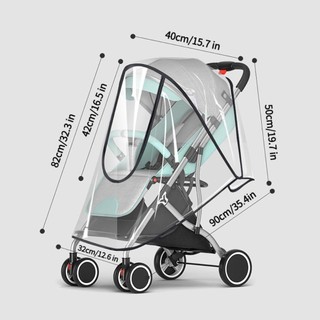 MODOMINO Xe Đẩy Che Mưa Cho Xe Đẩy Bé Phụ Kiện Chống Thấm Nước Thời Tiết Xe Đẩy Bao